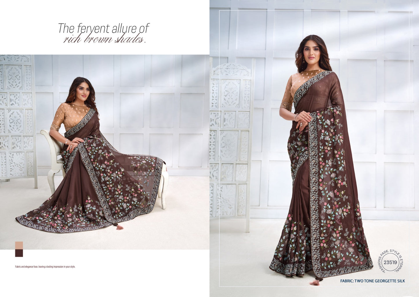 Mohmanthan 23500 Series Majestica Mahotsav Sarees