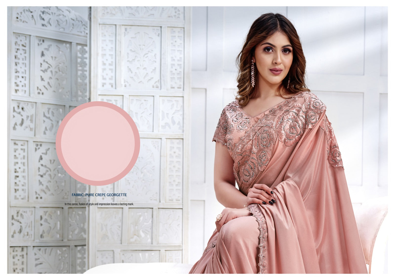 Mohmanthan 23500 Series Majestica Mahotsav Sarees