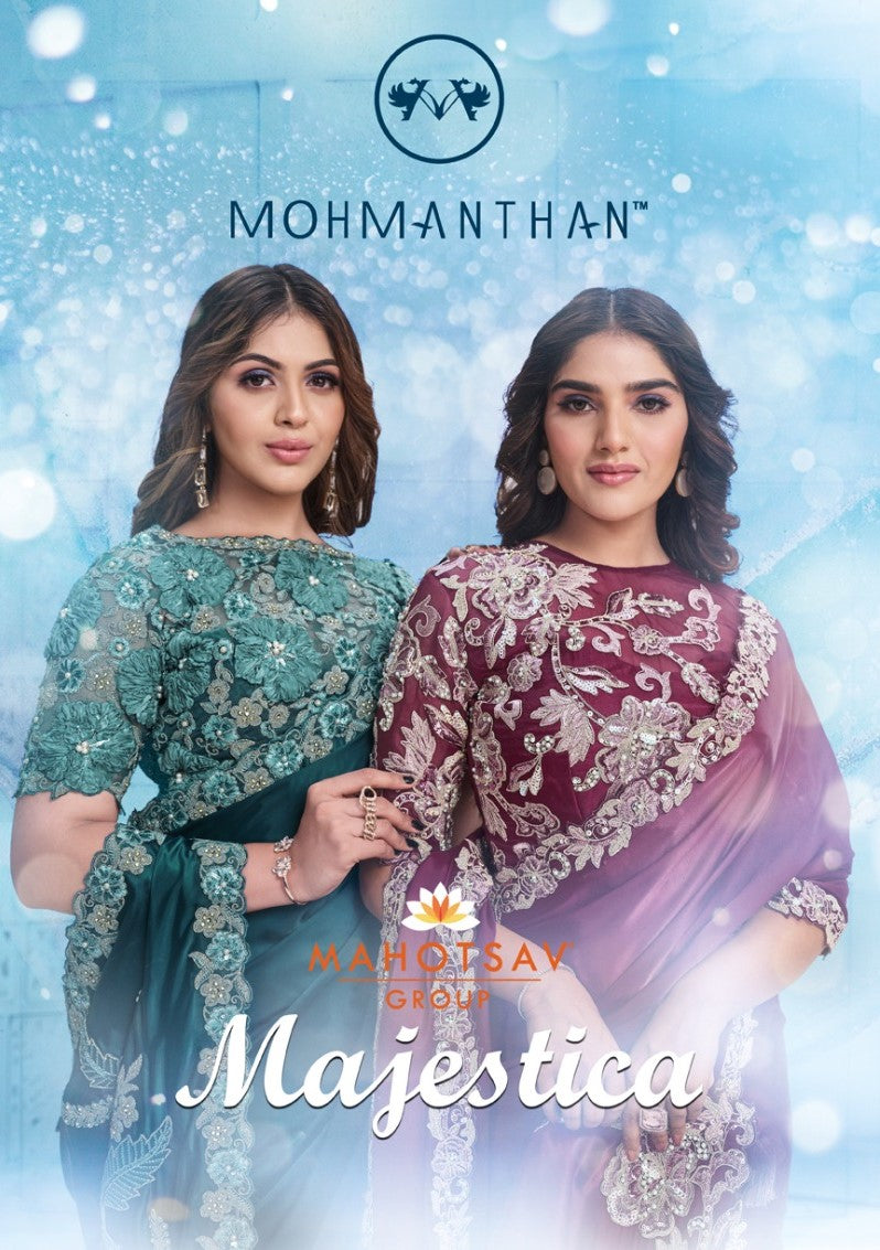 Mohmanthan 23500 Series Majestica Mahotsav Sarees