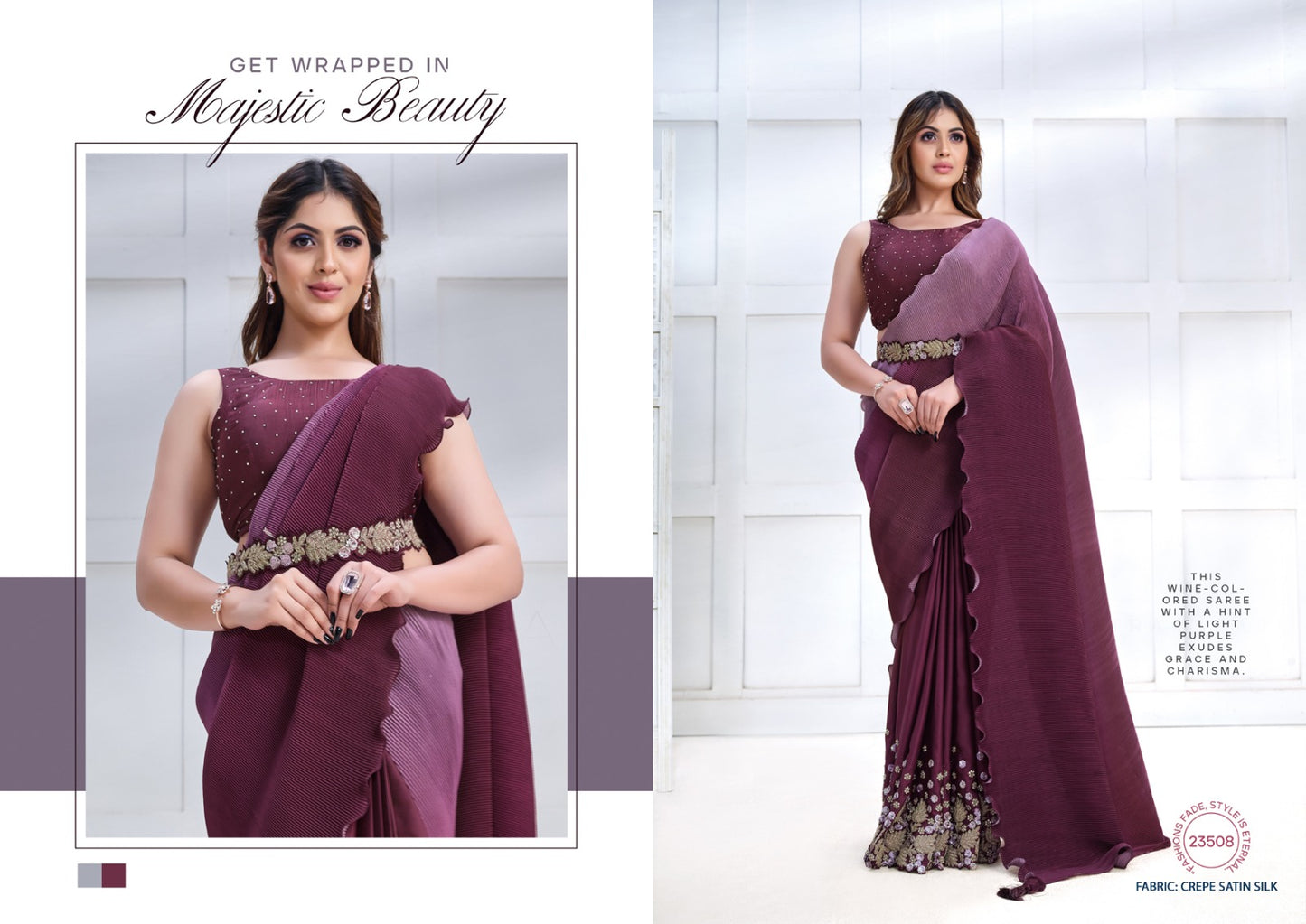 Mohmanthan 23500 Series Majestica Mahotsav Sarees