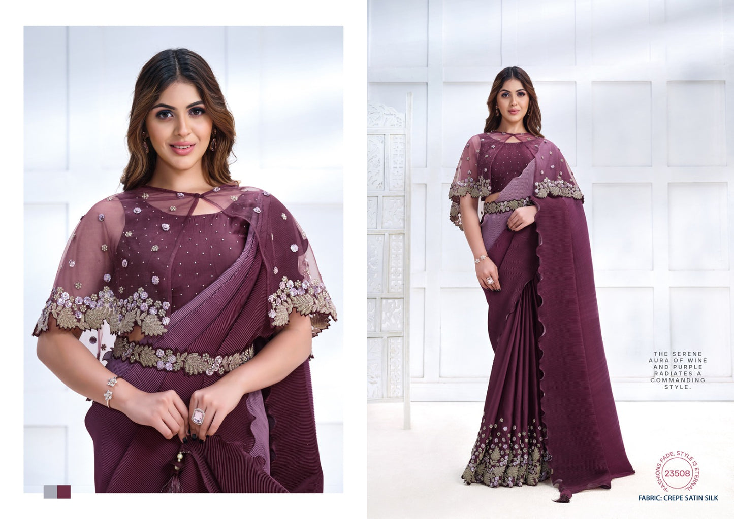 Mohmanthan 23500 Series Majestica Mahotsav Sarees