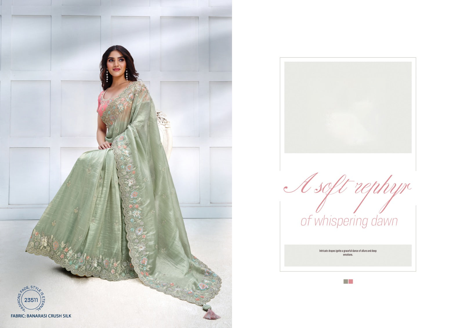 Mohmanthan 23500 Series Majestica Mahotsav Sarees