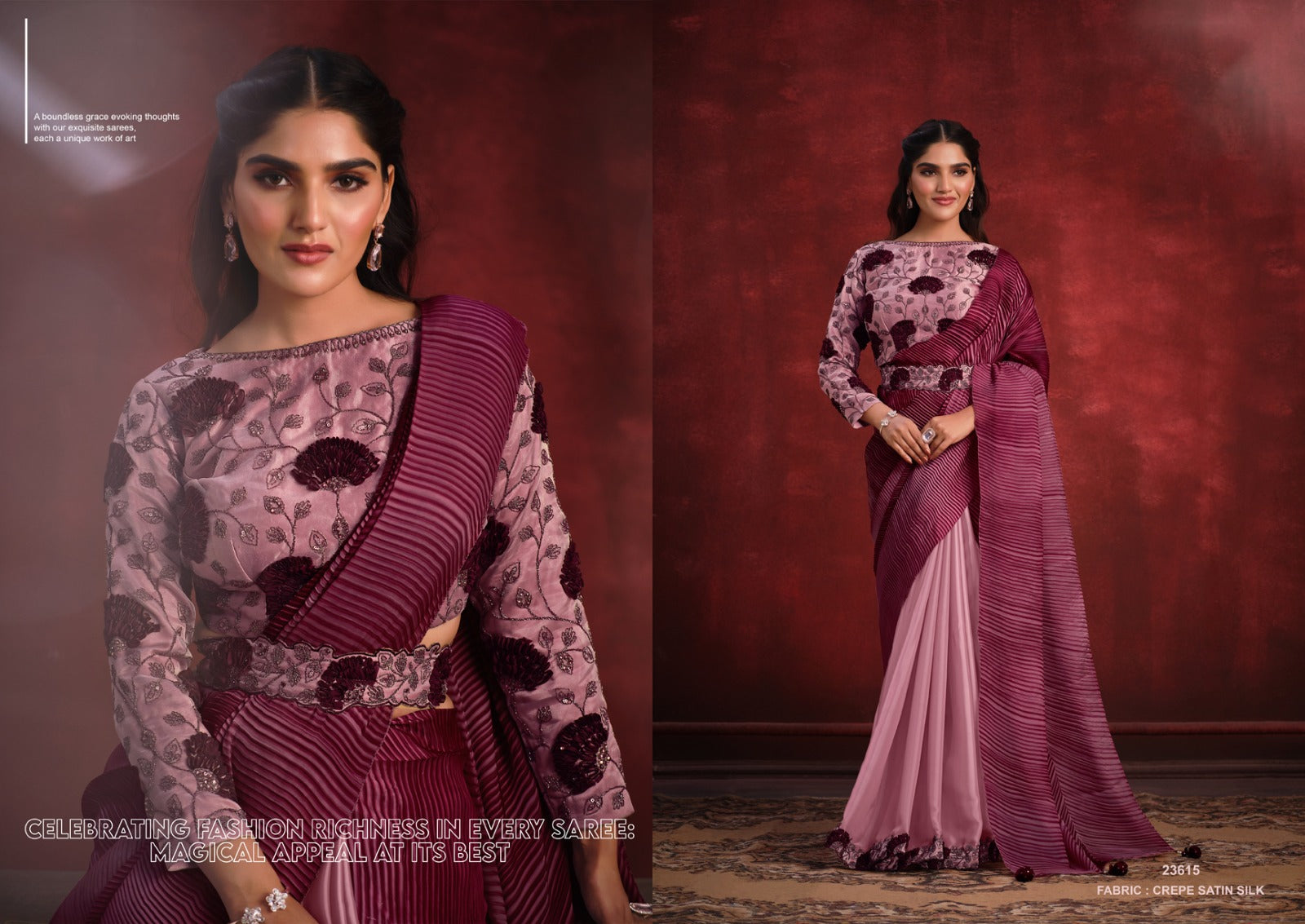 Mohmanthan 23600 Kimaya Mahotsav Sarees