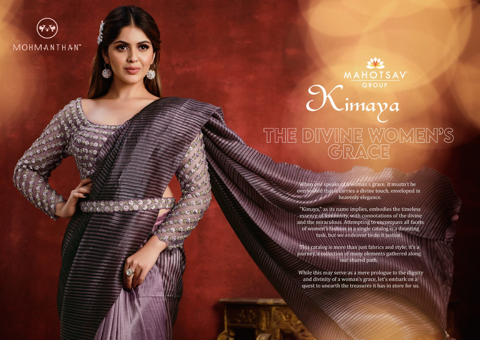 Mohmanthan 23600 Kimaya Mahotsav Sarees