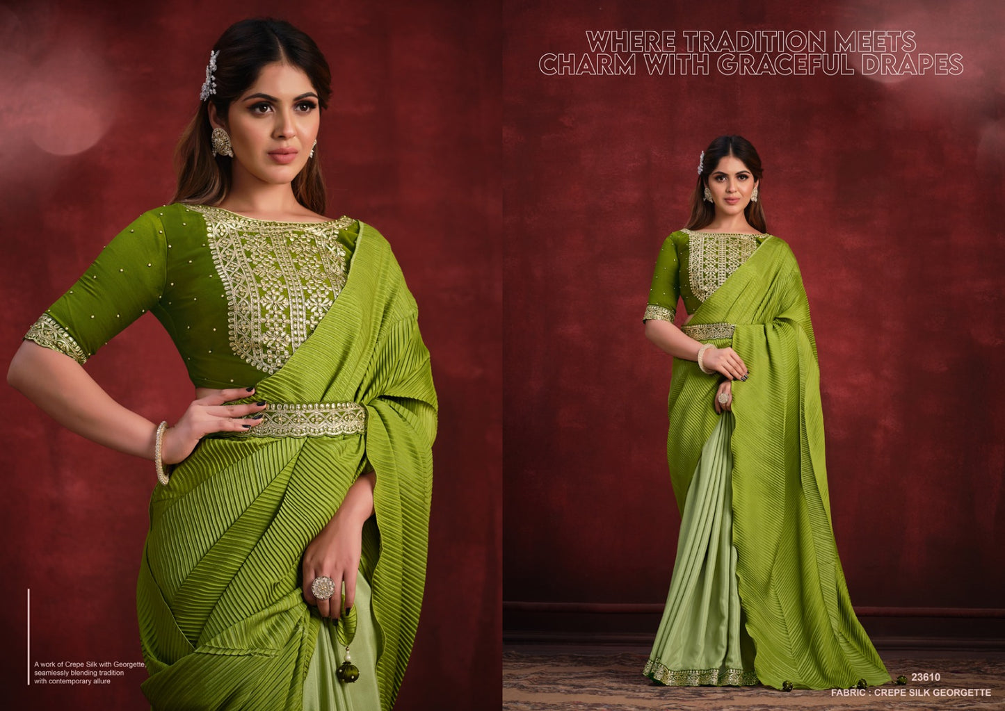 Mohmanthan 23600 Kimaya Mahotsav Sarees