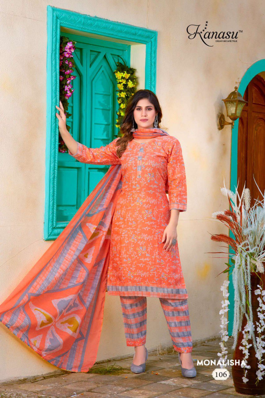 Monalisha Kanasu Magic Readymade Pant Style Suits