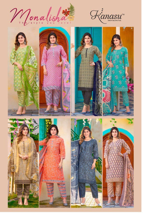 Monalisha Kanasu Magic Readymade Pant Style Suits