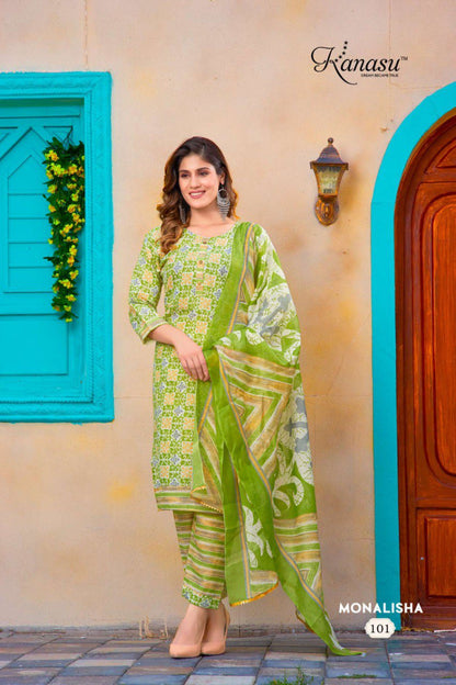 Monalisha Kanasu Magic Readymade Pant Style Suits