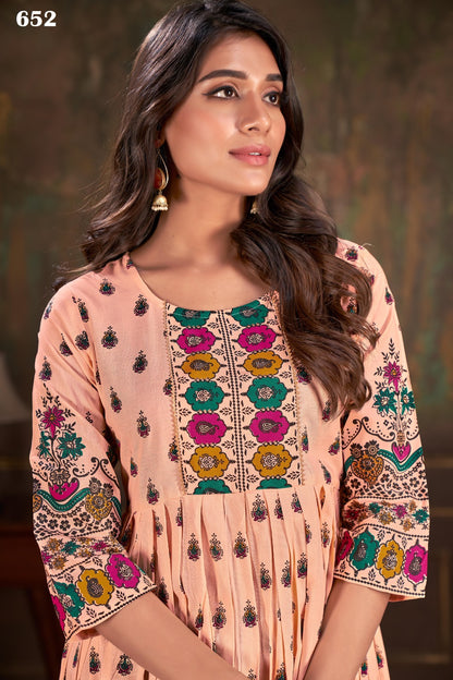 Moon Night Jivora Cotton Anarkali Kurtis