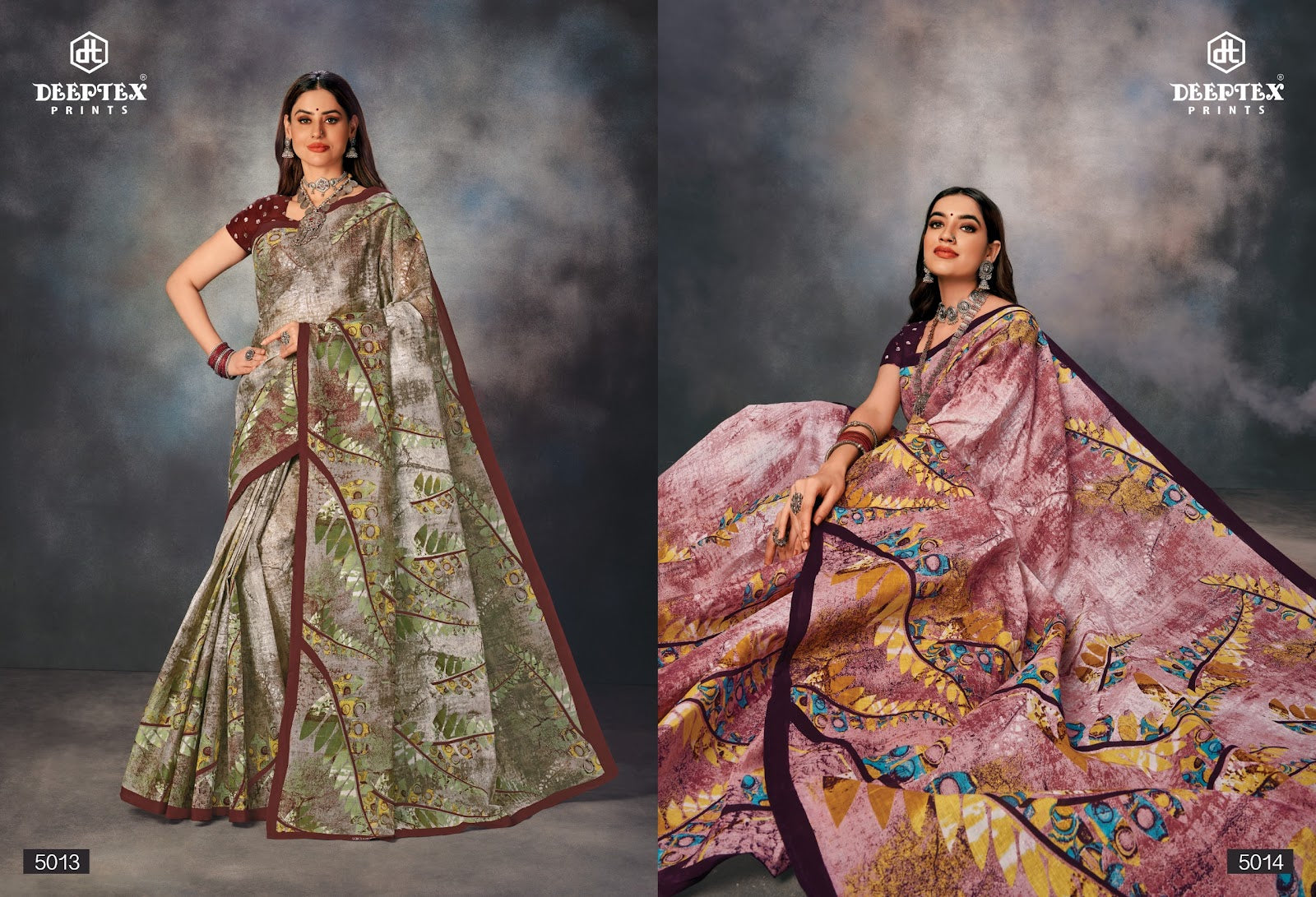 Mother India Vol 50 Deeptex Prints Cotton Sarees