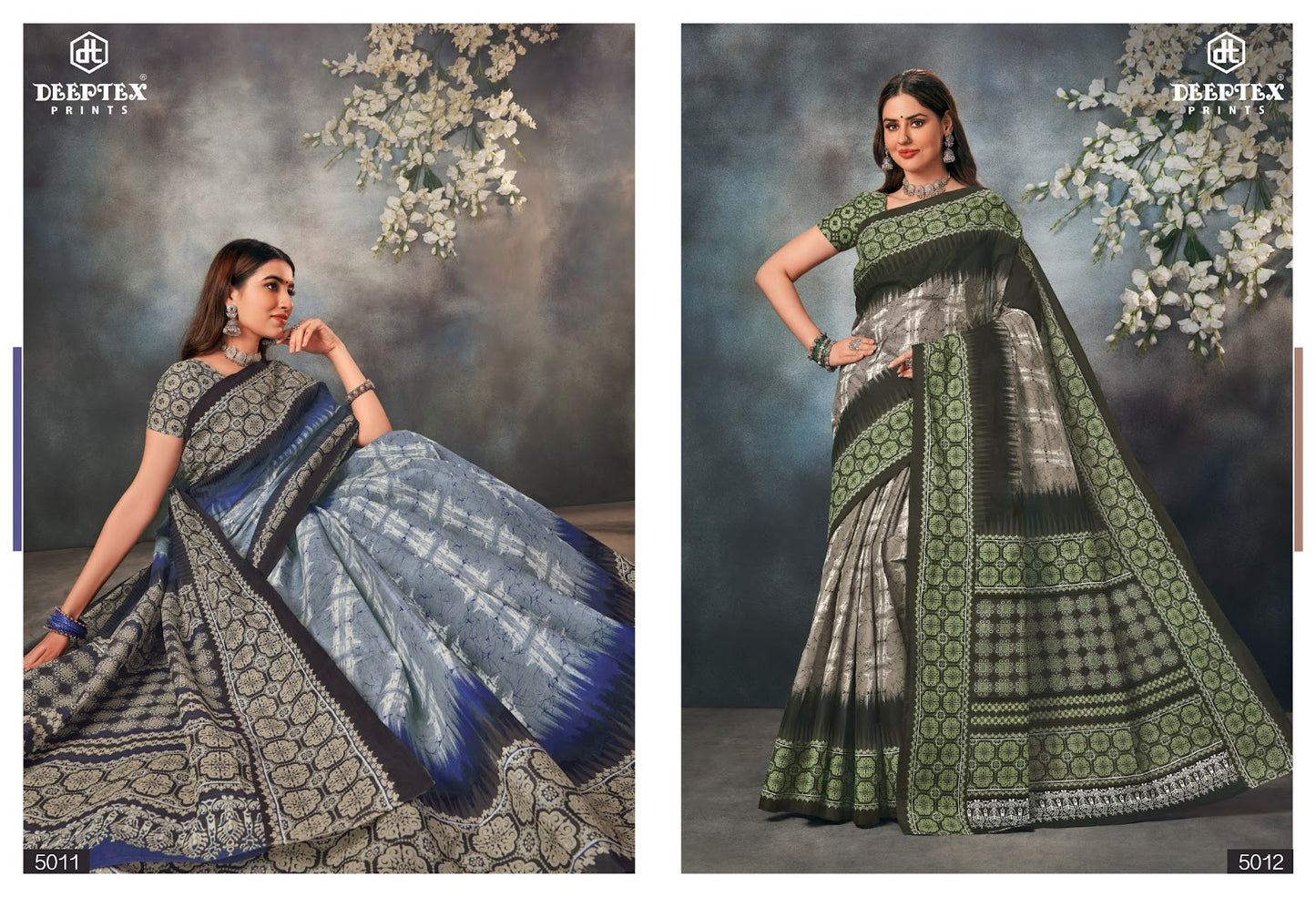 Mother India Vol 50 Deeptex Prints Cotton Sarees