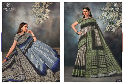 Mother India Vol 50 Deeptex Prints Cotton Sarees