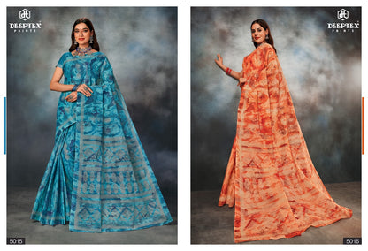 Mother India Vol 50 Deeptex Prints Cotton Sarees