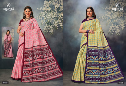 Mother India Vol 50 Deeptex Prints Cotton Sarees