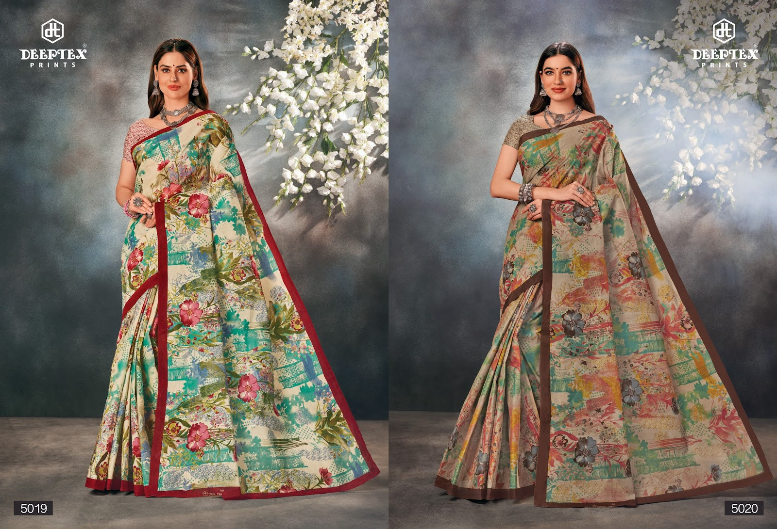 Mother India Vol 50 Deeptex Prints Cotton Sarees