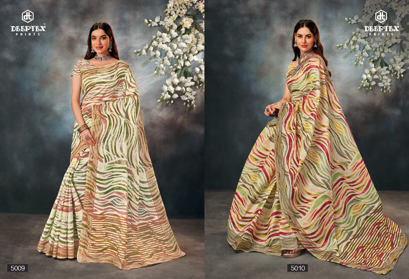 Mother India Vol 50 Deeptex Prints Cotton Sarees