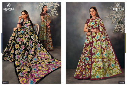 Mother India Vol 50 Deeptex Prints Cotton Sarees