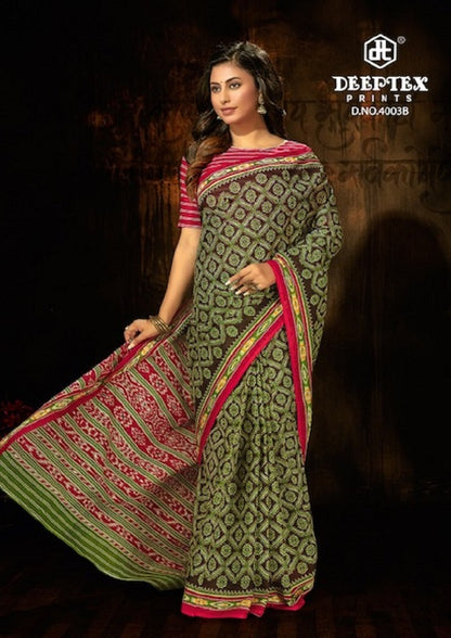 Mother Queen Vol-4 Deeptex Prints Cotton Sarees