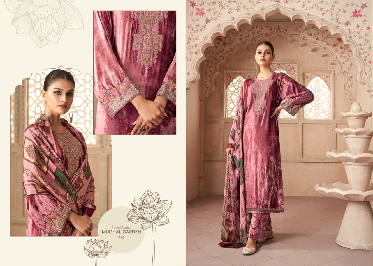 Mughal Garden Sahiba Velvet Suits