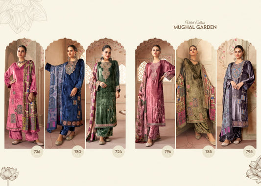 Mughal Garden Sahiba Velvet Suits