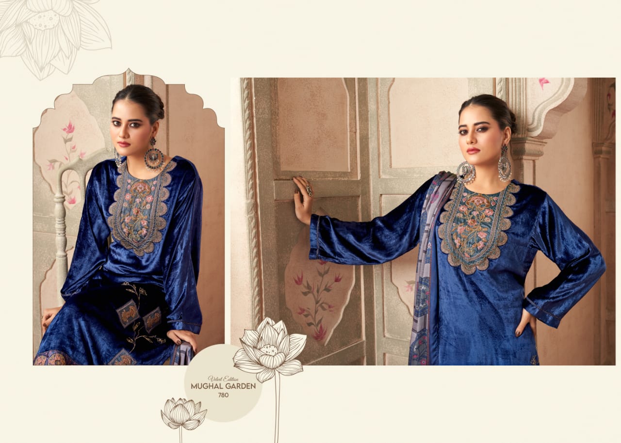 Mughal Garden Sahiba Velvet Suits