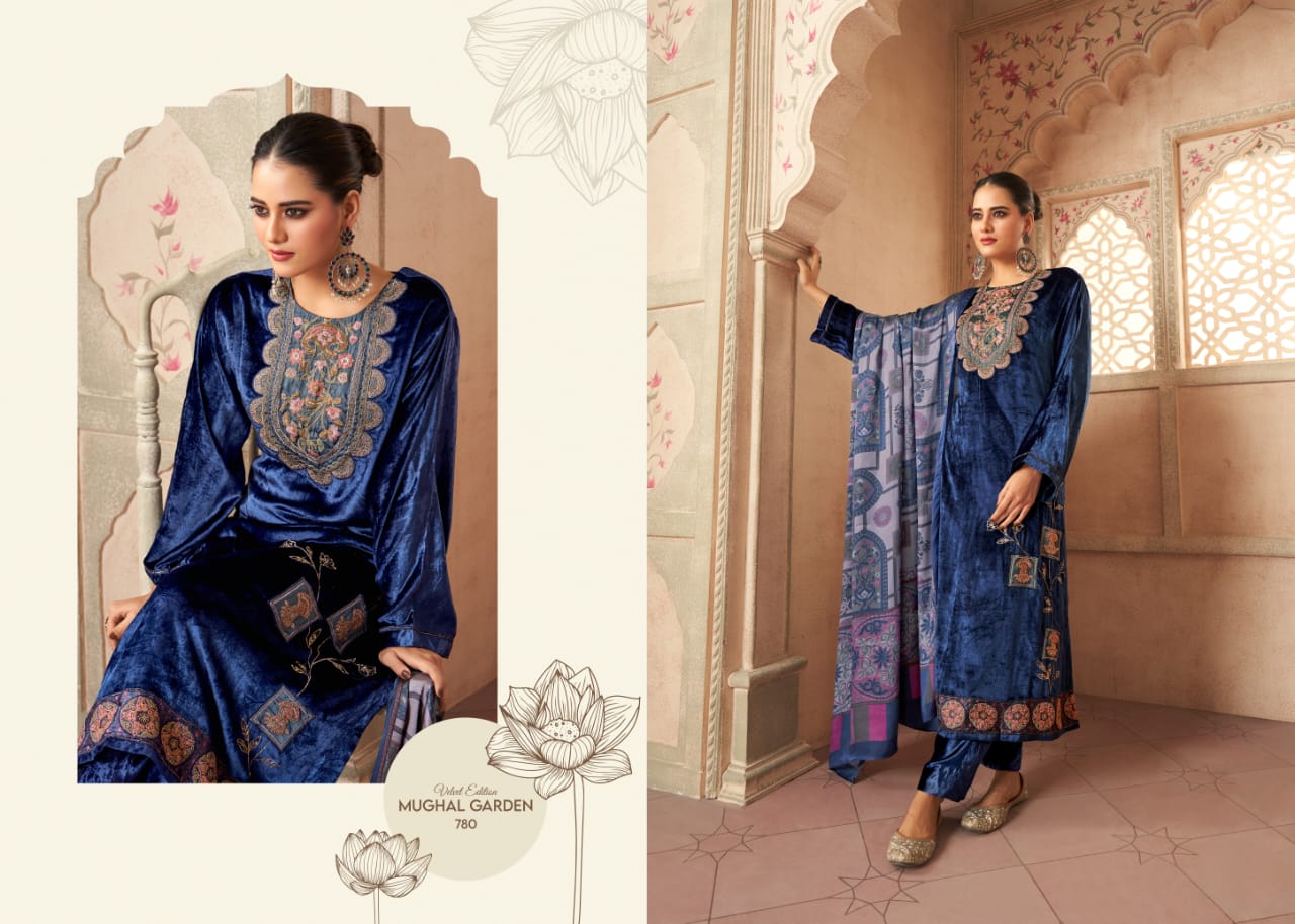 Mughal Garden Sahiba Velvet Suits