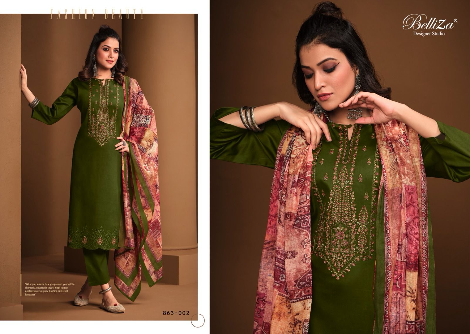 Mughal Garden Vol 2 Belliza Designer Studio Heavy Jaam Pant Style Suits