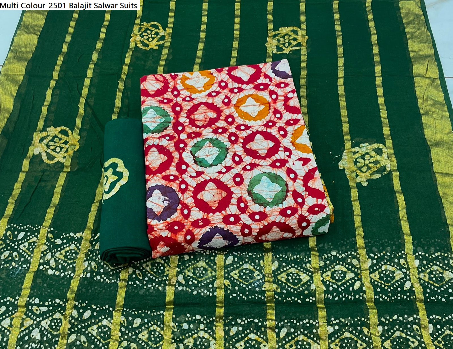 Multi Colour-2501 Balajit Cotton Salwar Suits