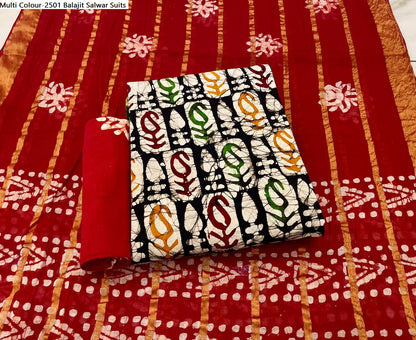 Multi Colour-2501 Balajit Cotton Salwar Suits
