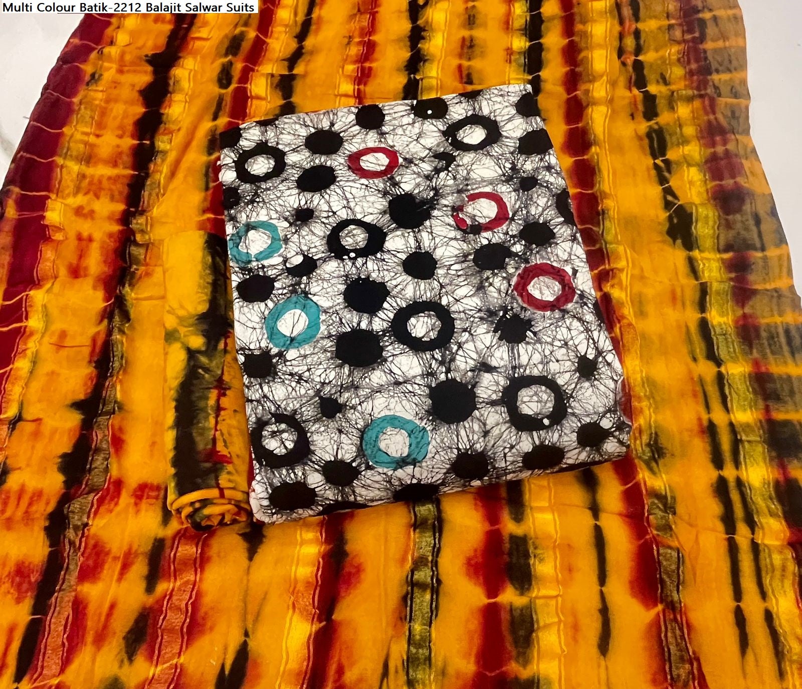 Multi Colour Batik-2212 Balajit Rayon Salwar Suits
