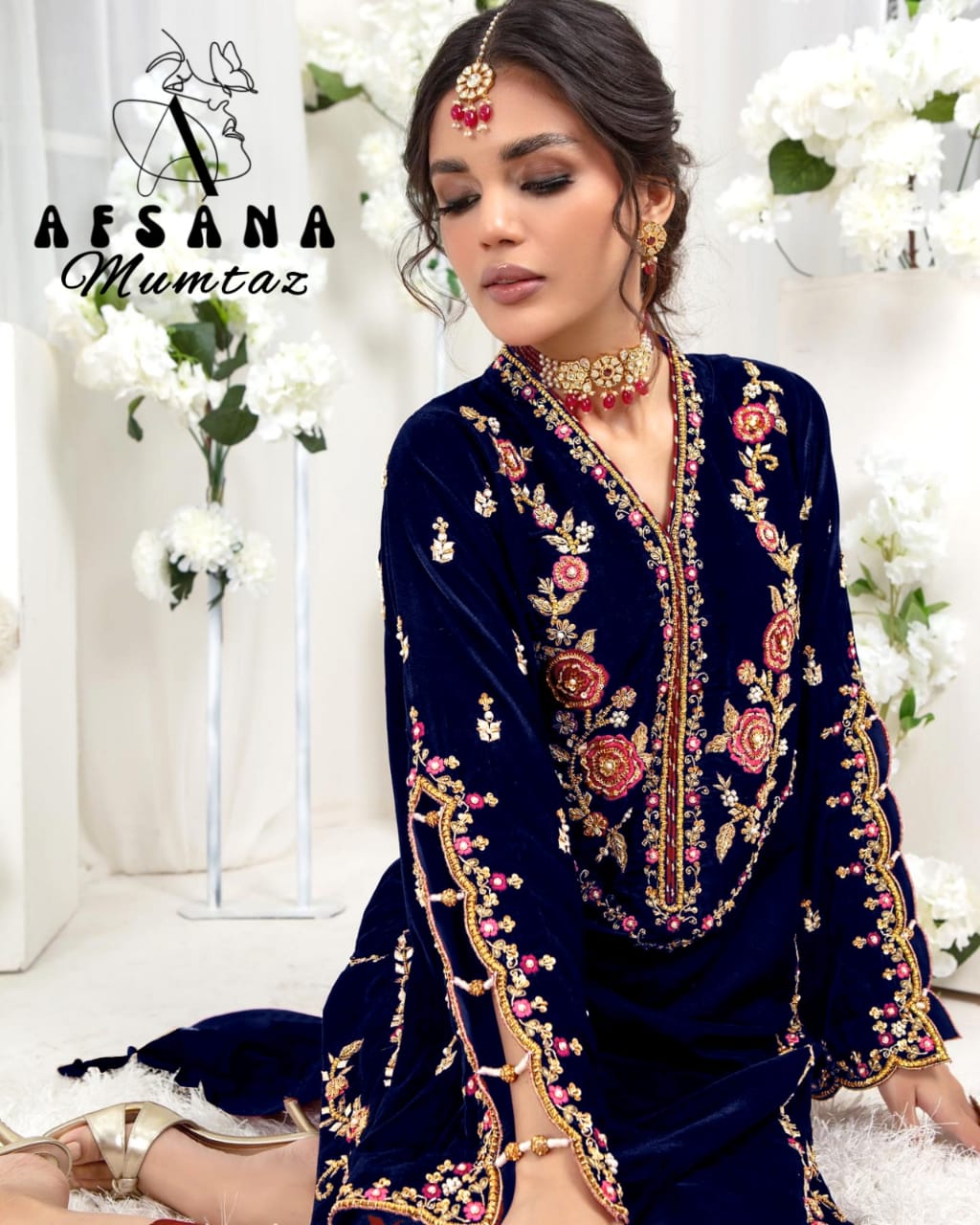 Mumtaz Afsana Velvet Pakistani Readymade Suits