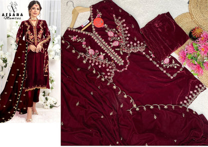 Mumtaz Afsana Velvet Pakistani Readymade Suits