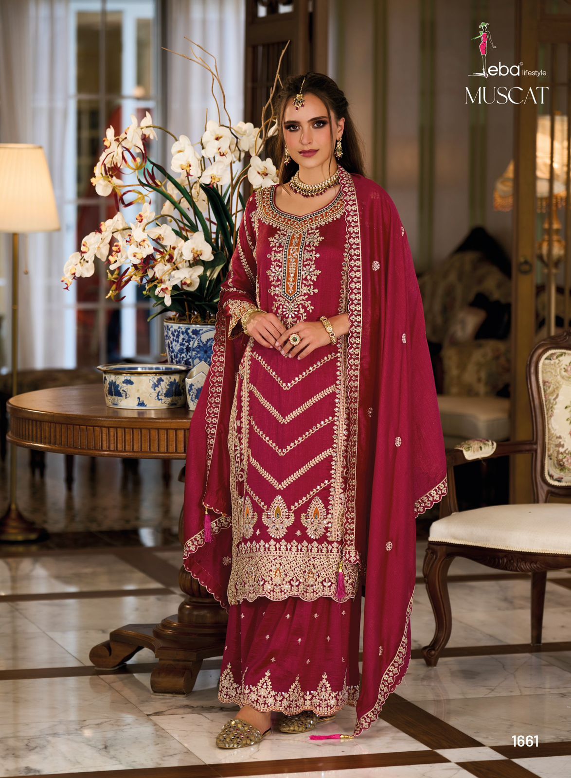 Muscat Eba Lifestyle Silk Readymade Suits
