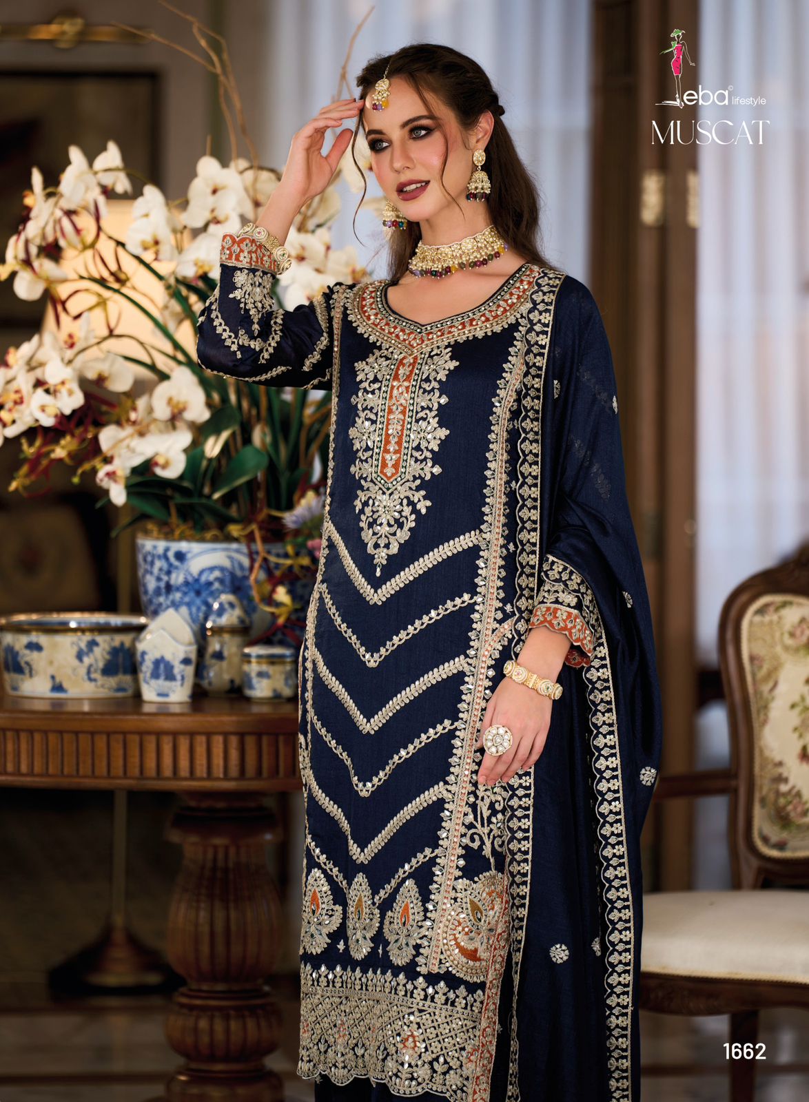 Muscat Eba Lifestyle Silk Readymade Suits