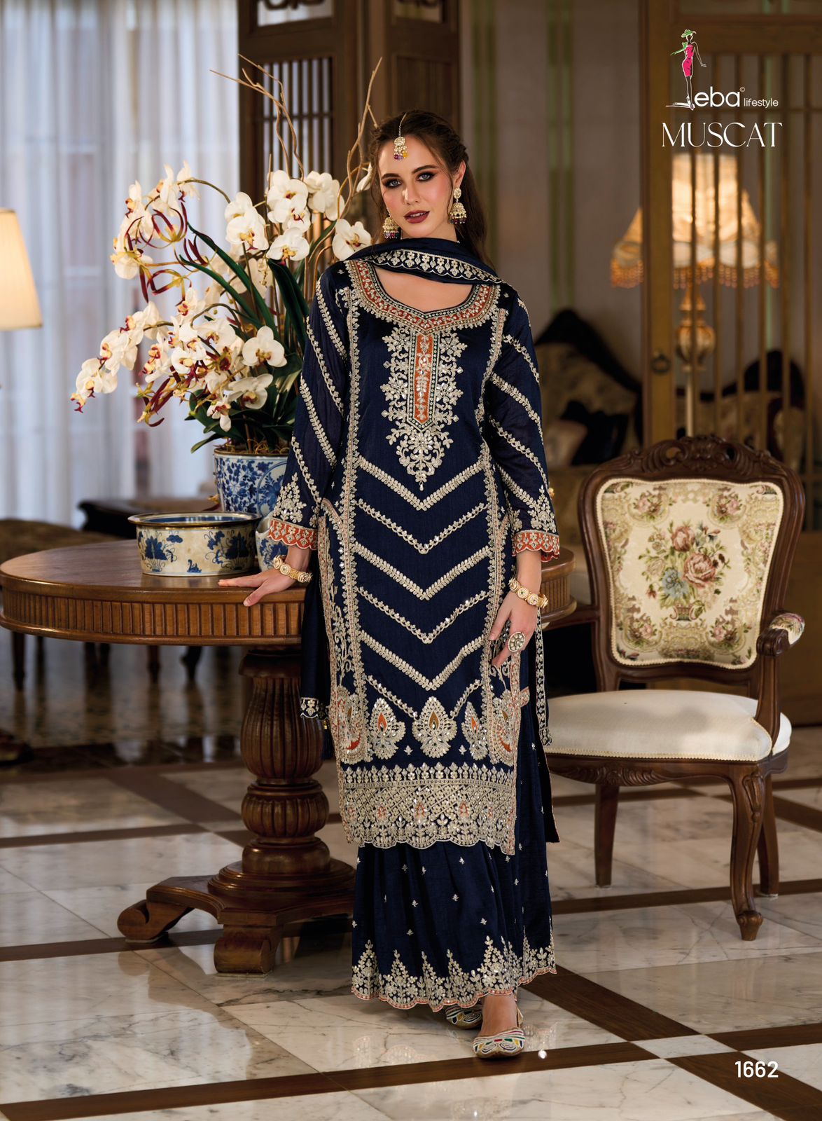 Muscat Eba Lifestyle Silk Readymade Suits