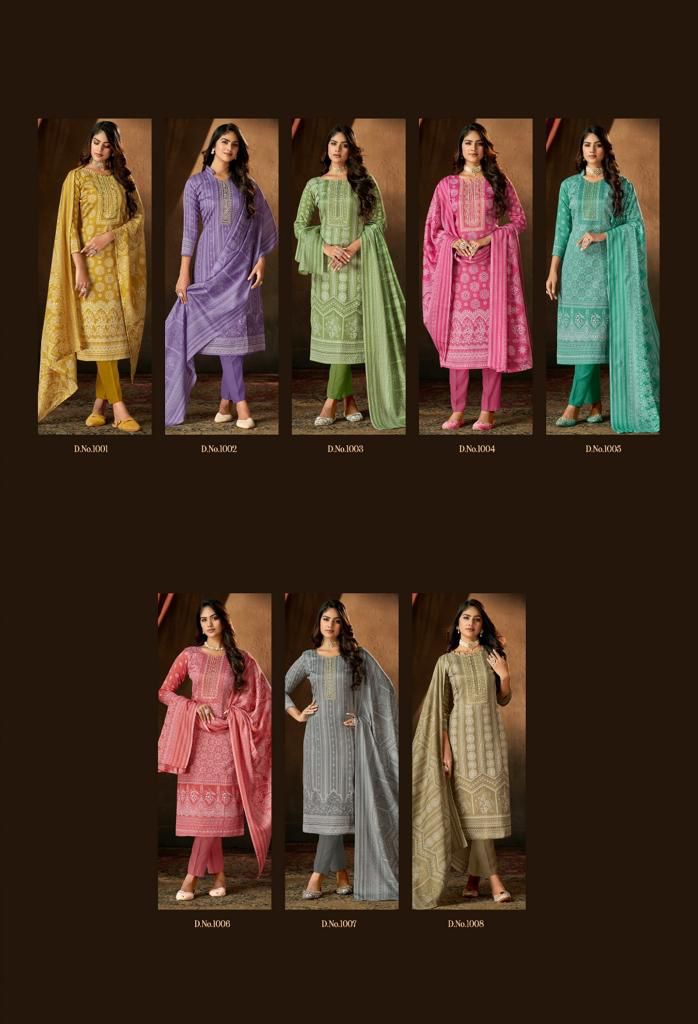Muskan Roli Moli Cotton Linen Pant Style Suits