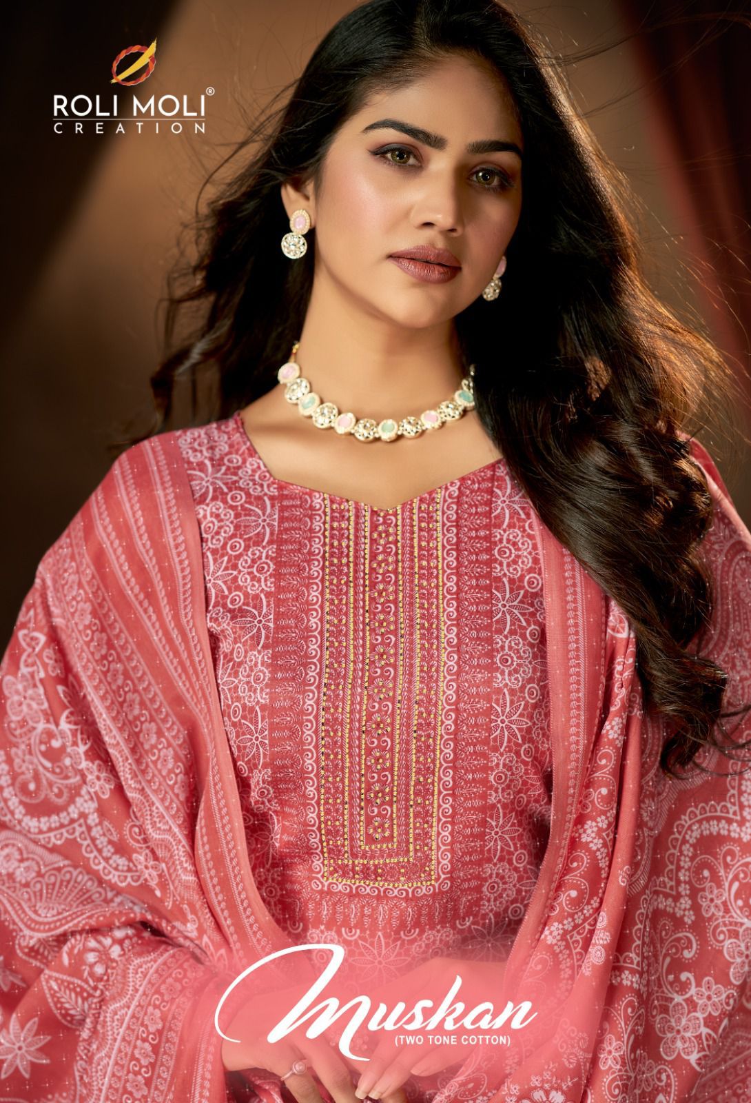 Muskan Roli Moli Cotton Linen Pant Style Suits