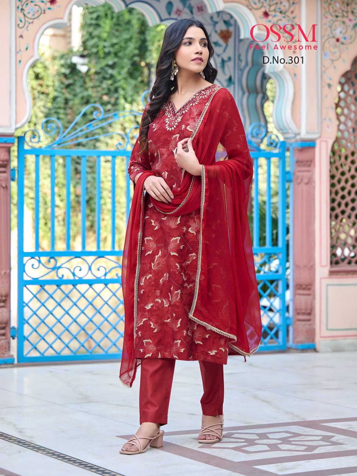 Muskan Vol 3 Ossm Chanderi Modal Readymade Pant Style Suits