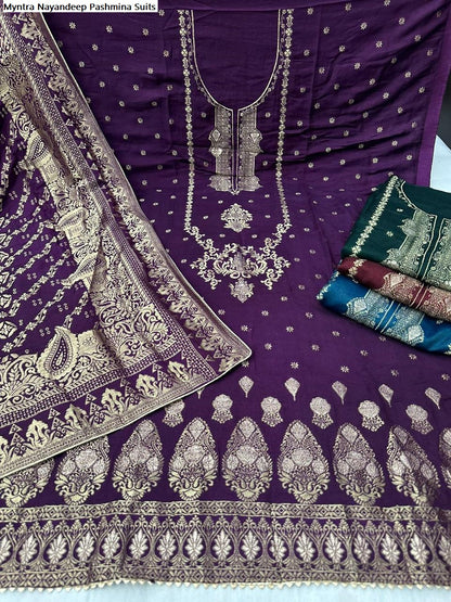 Myntra Nayandeep Pashmina Suits