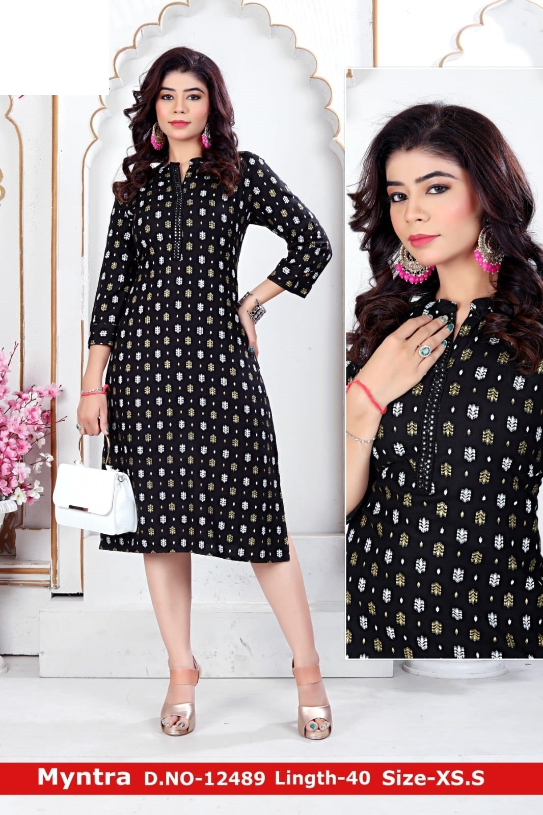 Myntra Zoya Rayon Straight Cut Kurtis – Kavya Style Plus