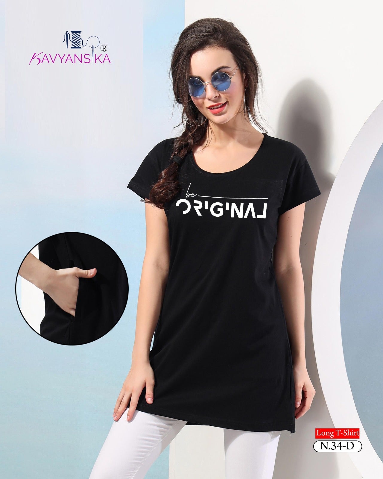 N-34 Kavyansika Women Long Tshirt
