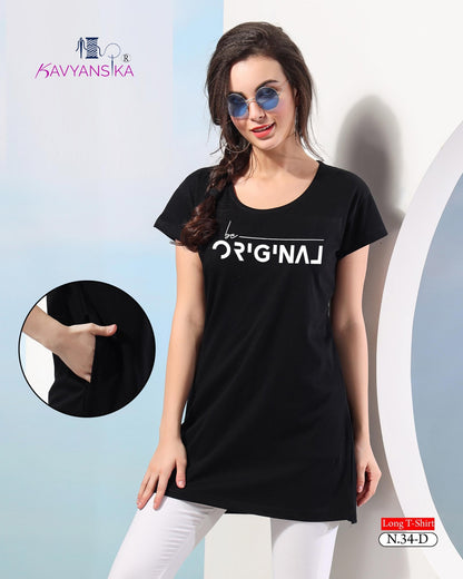 N-34 Kavyansika Women Long Tshirt