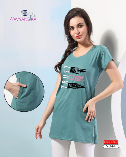 N-34 Kavyansika Women Long Tshirt
