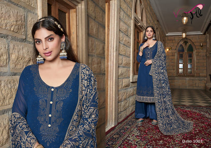 Naari Vol 11 Vouch Fashion Georgette Plazzo Style Suits
