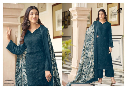 Naari Vol 12 Vouch Fashion Georgette Plazzo Style Suits