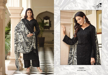 Naari Vol 12 Vouch Fashion Georgette Plazzo Style Suits
