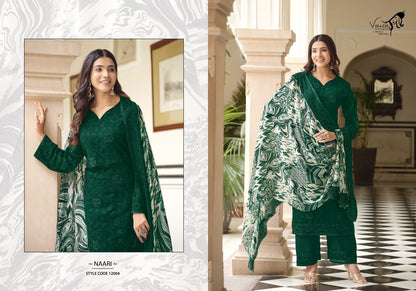 Naari Vol 12 Vouch Fashion Georgette Plazzo Style Suits