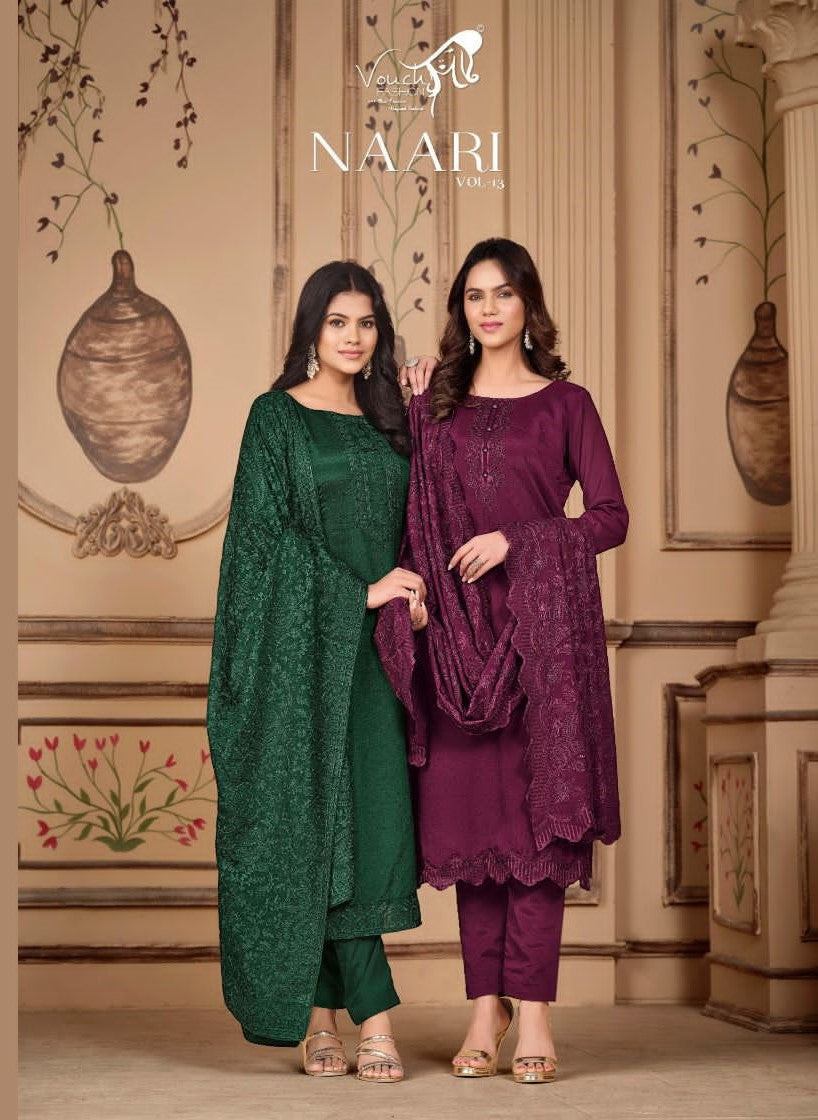 Naari Vol 13 Vouch Fashion Rangoli Pant Style Suits