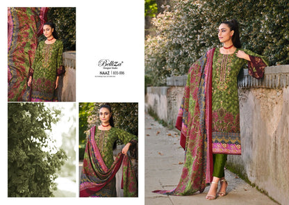 Naaz Belliza Designer Studio Crepe Karachi Salwar Suits