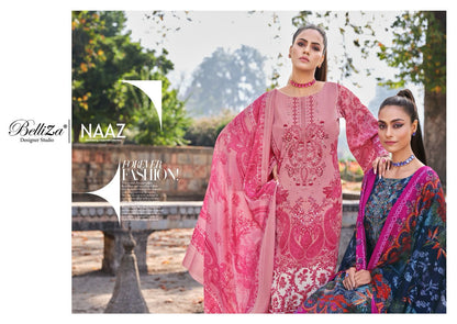 Naaz Belliza Designer Studio Crepe Karachi Salwar Suits
